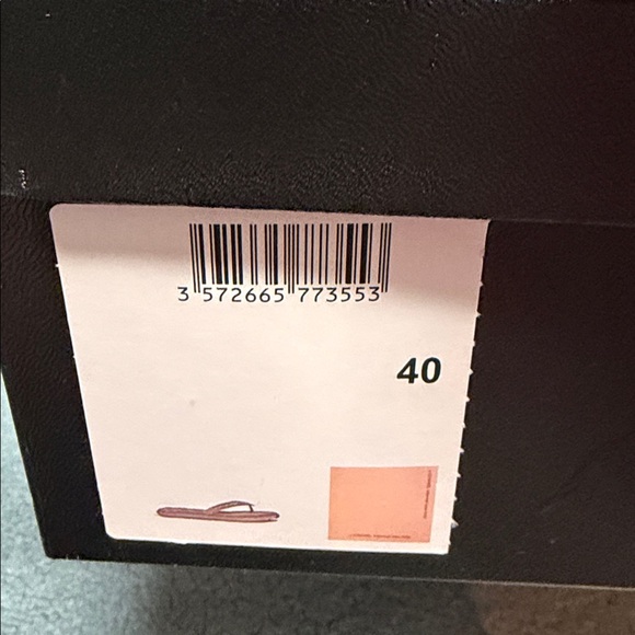 Chanel Light Pink Terry Cloth Chain CC Thong Slippers 40 - Picture 7 of 8